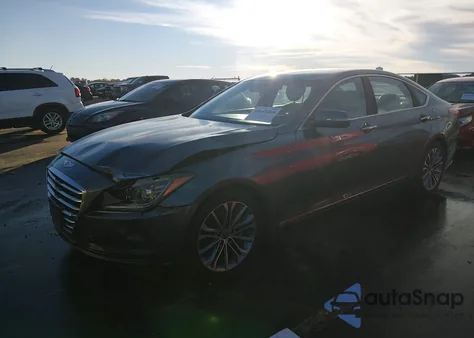 2016 Hyundai Genesis 3.8 из США, поврежденный, VIN KMHGN4JE0GU136855